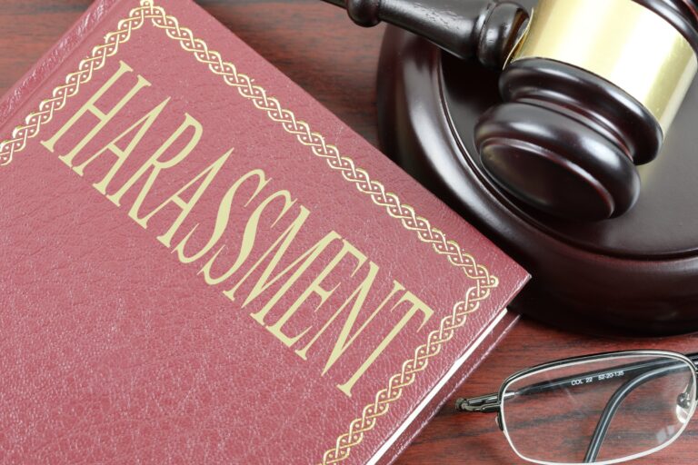The process of filing a harassment lawsuit